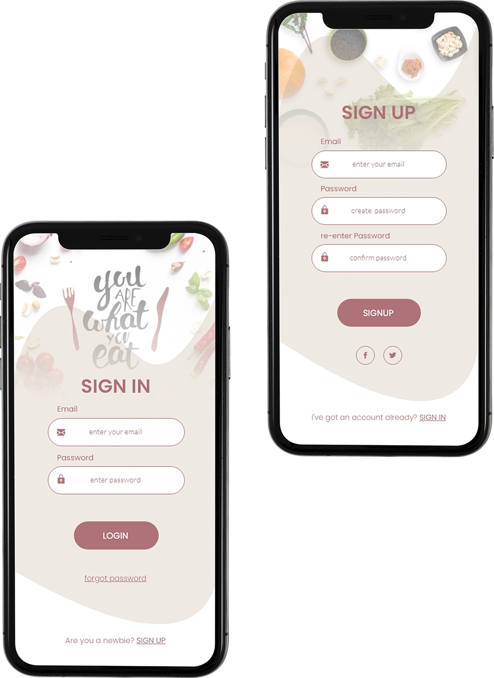 sample mockups